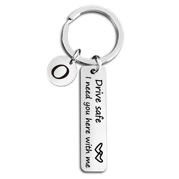 Wholesale Stainless Steel Love Driving Keychain